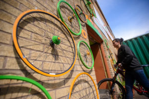 Exterior of the Bike for Good Hub, Govanhill