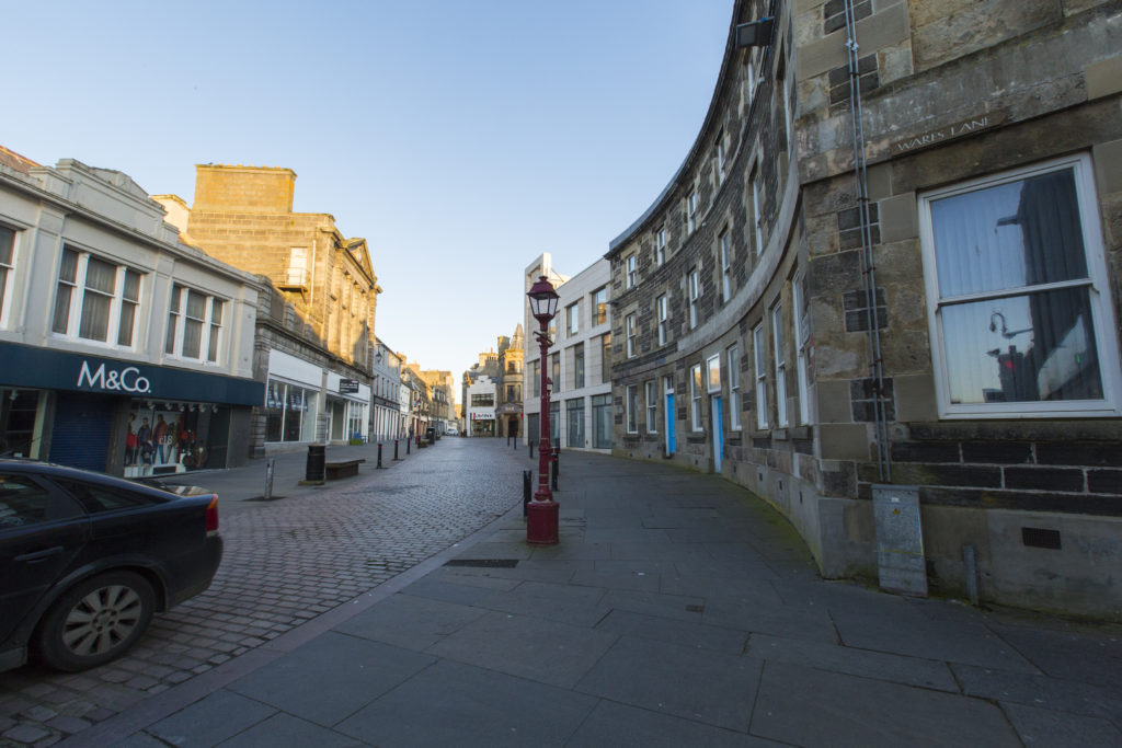 Wick town centre, Sustrans Street Design programme