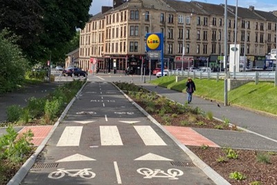 Connecting Woodside project - Cycleway along the North Woodside Road/Maryhill Road junction