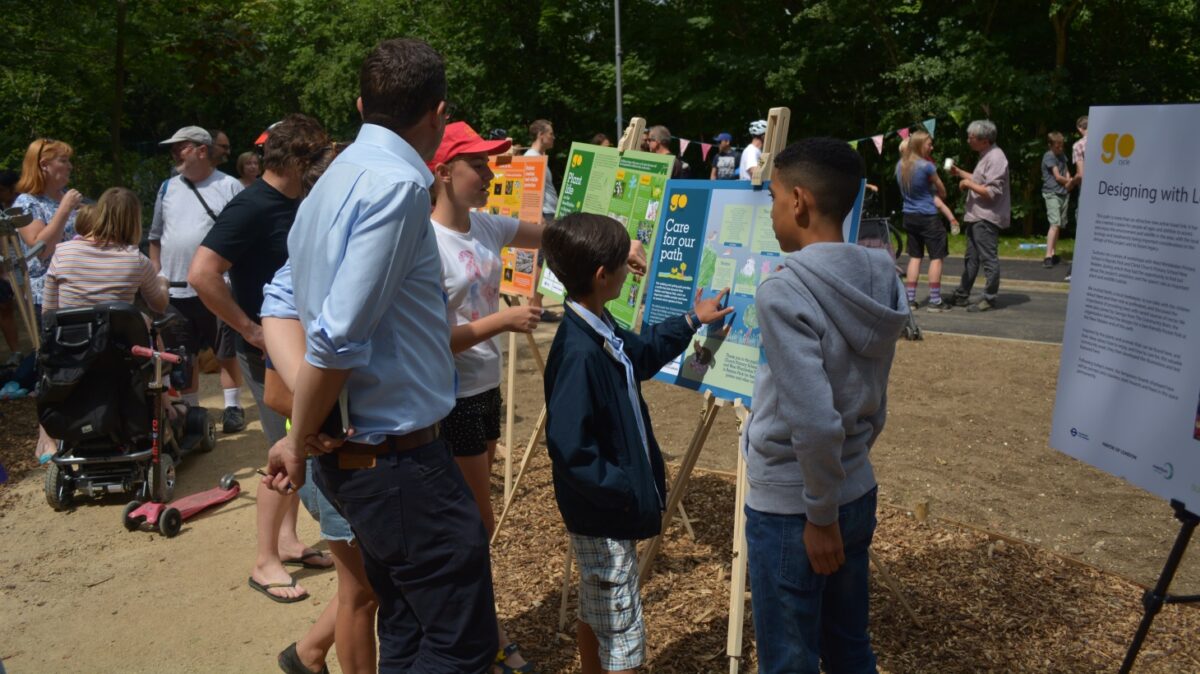 New Malden Raynes Park Community Engagement Event to encourage local participation and ownership of route